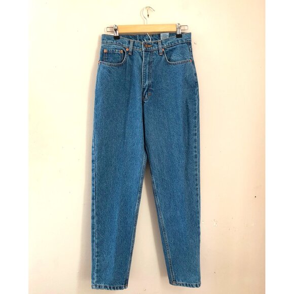 NWT deadstock 1990s vintage Jordache high rise tapered mom jeans short petite - Picture 3 of 8